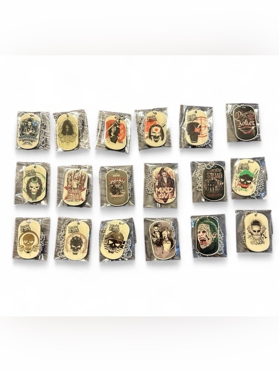 DC Comics Other - Suicide Squad Dog Tag Necklace Set - Character Graphics